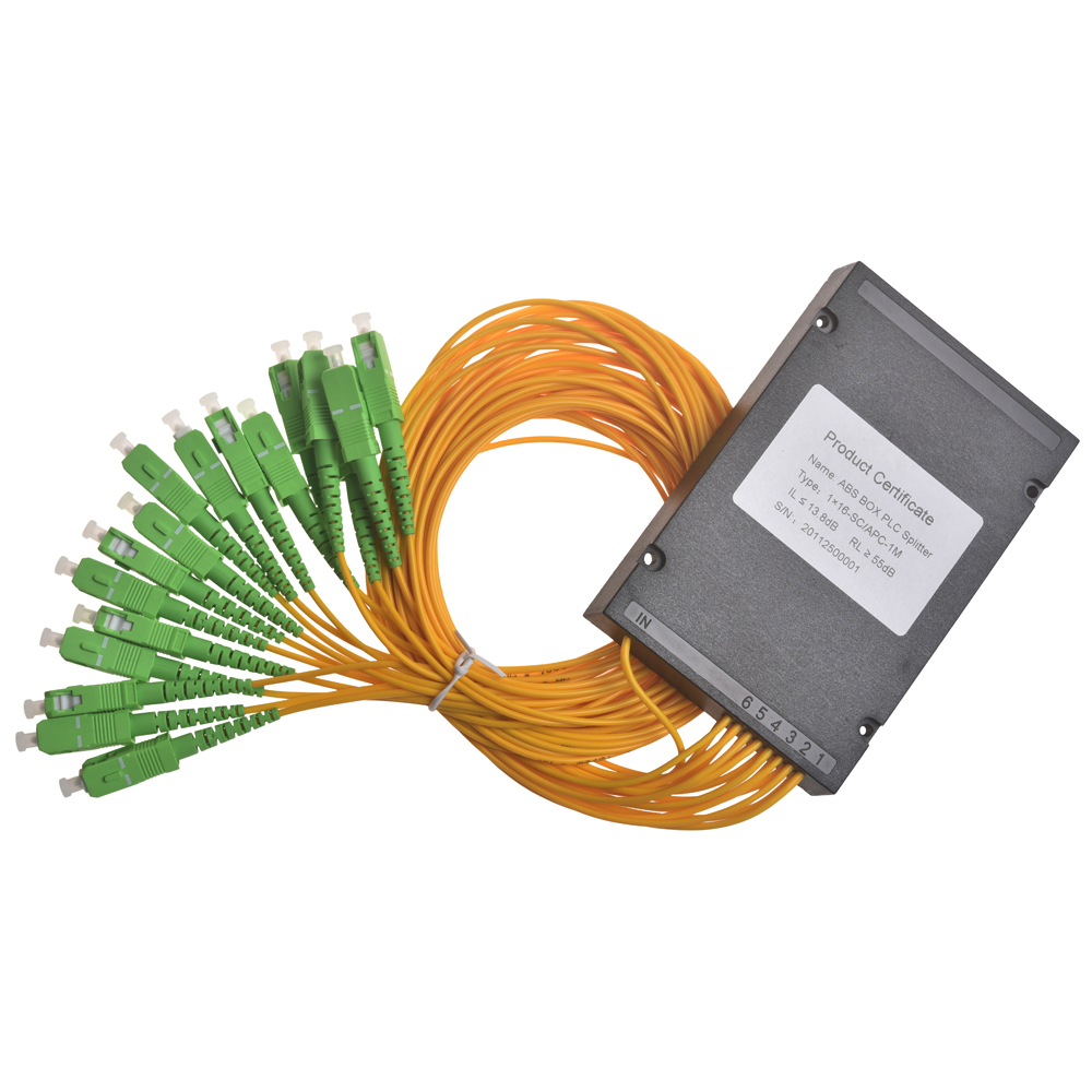GSG-1x16-SC APC Fiber Optic PLC osztó